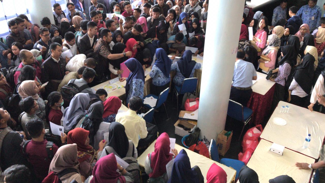 Job Market Fair 2019 Diserbu Ribuan Pencaker